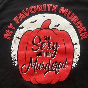 NEW My Favorite Murder Pumpkin SSDGM shirt. Size XS. New, never worn.